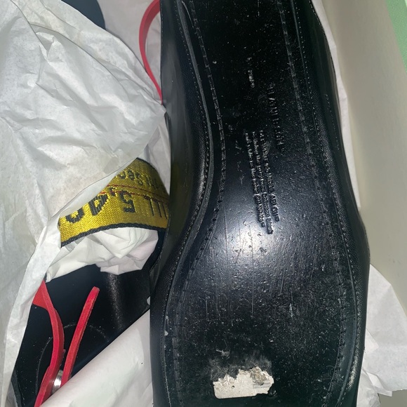 AUTHENTIC OFF WHITE LOGO TIE STRAP SANDALS. - Picture 1 of 6